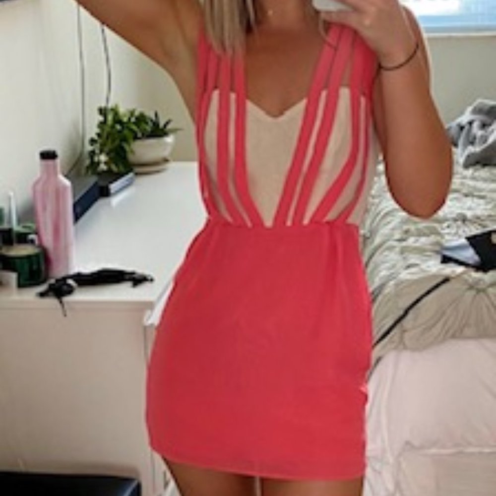 Double in Brass Mini Dress